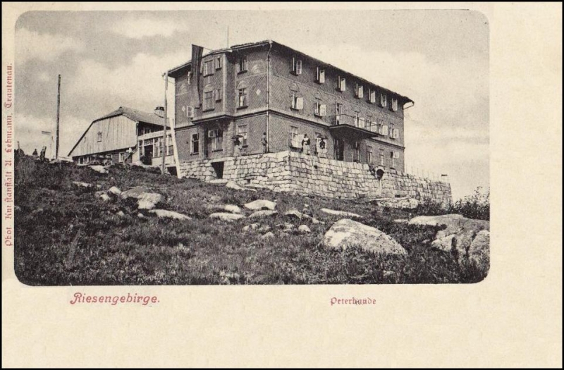 Krkonoše - Petrova bouda 1900